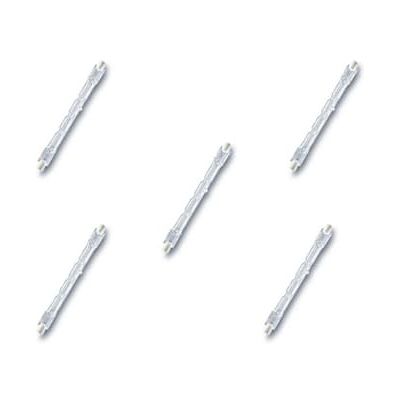 OSRAM Haloline 64696 AC35303 Set van 5 halogeenlampen 120W 230V R7s 118mm lengte voorheen 150W 2300lm 2950K warm wit OSRAM Haloline 64696 AC35303 Set van 5 halogeenlampen 120W 230V R7s 118mm lengte voorheen 150W 2300lm 2950K warm wit