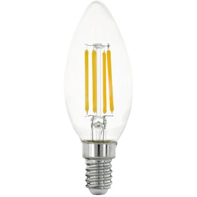 EGLO E14 ledlamp, klassieke kaarsvorm, retroverlichting, 4 stuks EGLO E14 ledlamp, klassieke kaarsvorm, retroverlichting, 4 stuks