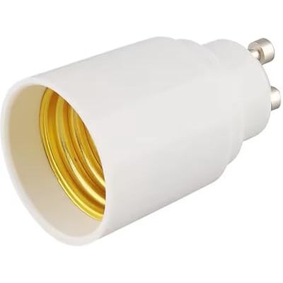 LISSEK 1 x lampfitting adapter, fitting adapter voor E14, E27, GU10, B22, voor halogeen- en spaarlampen (GU10 naar E27) LISSEK 1 x lampfitting adapter, fitting adapter voor E14, E27, GU10, B22, voor halogeen- en spaarlampen (GU10 naar E27)