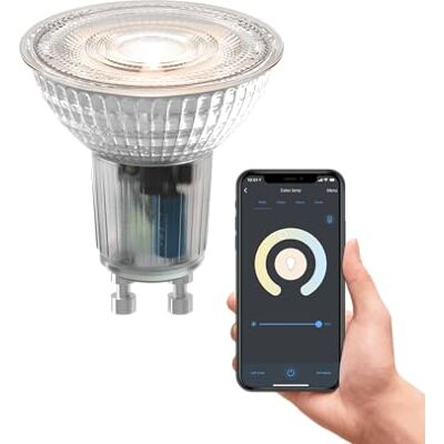 CALEX Led-spot, GU10, PAR16, warm wit, wifi, verstelbaar, glas Bedien de verlichting met je stem en stel kleuren, scènes, routines en timers in de Smart app in CALEX Led-spot, GU10, PAR16, warm wit, wifi, verstelbaar, glas Bedien de verlichting met je stem en stel kleuren, scènes, routines en timers in de Smart app in