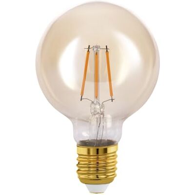 EGLO E27 LED-lamp, Edison gloeilamp, vintage verlichting wereldbol EGLO E27 LED-lamp, Edison gloeilamp, vintage verlichting wereldbol