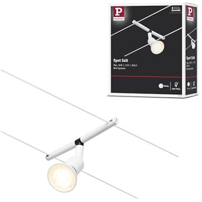 Paulmann CorDuo 94445 Kabelspot, uittrekbaar, kunststof, GU5,3, 10 W, zonder lamp Paulmann CorDuo 94445 Kabelspot, uittrekbaar, kunststof, GU5,3, 10 W, zonder lamp