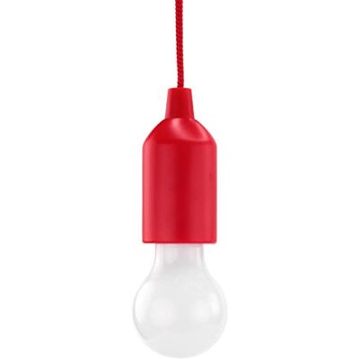 Ansmann HyCell 1600-0176 LED-licht met trekschakelaar, acrylhars, E27, 1 W, rood, 1 stuk Ansmann HyCell 1600-0176 LED-licht met trekschakelaar, acrylhars, E27, 1 W, rood, 1 stuk