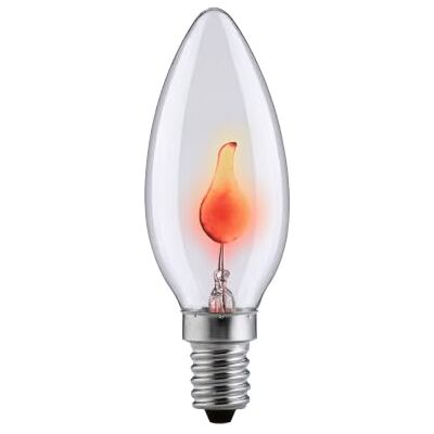 Paulmann 53000 gloeilamp, glinsterend, 3 W, E14, 97 mm, 35 mm, helder Paulmann 53000 gloeilamp, glinsterend, 3 W, E14, 97 mm, 35 mm, helder