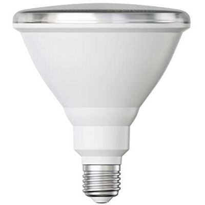 ledscom.de Ledlamp E27, PAR38 korte hals, warmwit (2700 K), 15,7 W, 1152 lm, 42°, reflectorspiegel (zilver) ledscom.de Ledlamp E27, PAR38 korte hals, warmwit (2700 K), 15,7 W, 1152 lm, 42°, reflectorspiegel (zilver)
