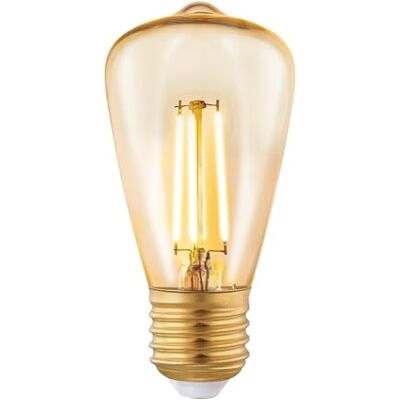EGLO E27 led-filamentlamp, stapsgewijs dimbaar, zuigervorm, lamp EGLO E27 led-filamentlamp, stapsgewijs dimbaar, zuigervorm, lamp