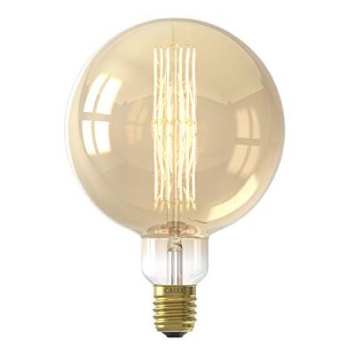 CALEX Giant Megaglobe goud ledlamp Ø 200 mm dimbaar 11 W 2100 K 1100 lm fitting E40 energieklasse A+, standaard CALEX Giant Megaglobe goud ledlamp Ø 200 mm dimbaar 11 W 2100 K 1100 lm fitting E40 energieklasse A+, standaard
