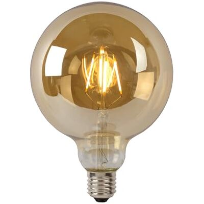 LUCIDE G125 Gloeilamp Ø 12,5 cm LED afmetingen E27-1 x 8 W 2700 K Amber LUCIDE G125 Gloeilamp Ø 12,5 cm LED afmetingen E27-1 x 8 W 2700 K Amber