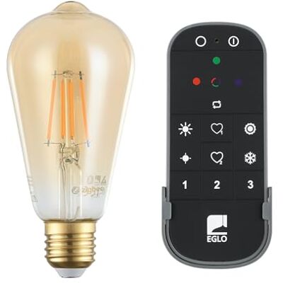 EGLO connect.z Set van 2 aangesloten E27 ledlampen, ST64, inclusief EGLO connect.z Set van 2 aangesloten E27 ledlampen, ST64, inclusief