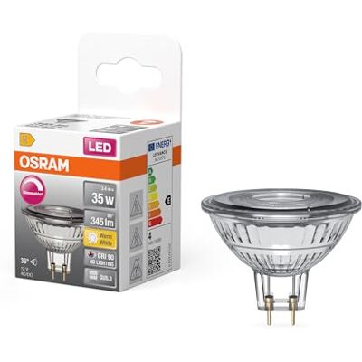OSRAM Superstar MR16 LED-spot reflector 35 36° DIM 3,4W 927 OSRAM Superstar MR16 LED-spot reflector 35 36° DIM 3,4W 927
