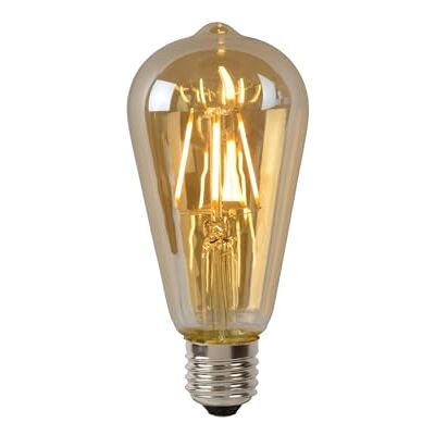 LUCIDE ST64 Gloeilamp Ø 6,4 cm LED afmetingen E27-1 x 5 W 2700 K Amber LUCIDE ST64 Gloeilamp Ø 6,4 cm LED afmetingen E27-1 x 5 W 2700 K Amber