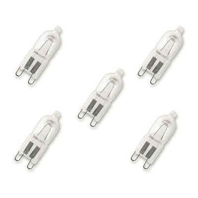 OSRAM Halopin 66720 Set van 5 dimbare halogeenlampen G9 20W 230V warm wit 235lm OSRAM Halopin 66720 Set van 5 dimbare halogeenlampen G9 20W 230V warm wit 235lm