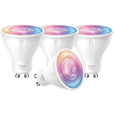 Tapo Intelligente wifi-gloeilamp, G10, meerkleurig, dimbaar, 2200 K-6500 K, 350 lumen, 3,7 W komt overeen met 50 W, compatibel met Alexa en Google Home, energiebesparend, L630 (4 stuks) Tapo Intelligente wifi-gloeilamp, G10, meerkleurig, dimbaar, 2200 K-6500 K, 350 lumen, 3,7 W komt overeen met 50 W, compatibel met Alexa en Google Home, energiebesparend, L630 (4 stuks)