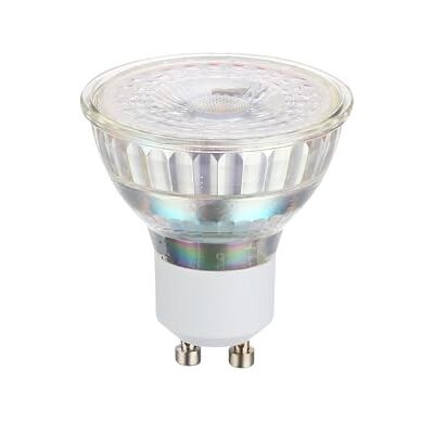 EGLO Dimbare GU10 LED-lamp, reflectorlamp, 5 watt spot (komt overeen met 50 watt), 345 lumen, warm wit, 3000 Kelvin, Ø 5 cm EGLO Dimbare GU10 LED-lamp, reflectorlamp, 5 watt spot (komt overeen met 50 watt), 345 lumen, warm wit, 3000 Kelvin, Ø 5 cm