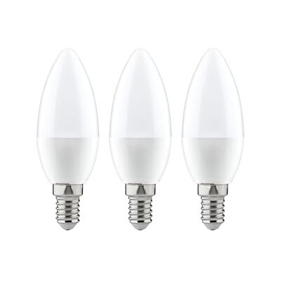 Paulmann 3 x E14 LED-lamp 4W 230V warm wit 28426 Paulmann 3 x E14 LED-lamp 4W 230V warm wit 28426