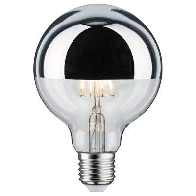 Paulmann Edition Modern Classic E27 LED hoofdspiegel 6,5W 2700K Warm licht doet denken aan koolstoffilament, dimbaar, 600 lumen, efficiënte led-technologie Paulmann Edition Modern Classic E27 LED hoofdspiegel 6,5W 2700K Warm licht doet denken aan koolstoffilament, dimbaar, 600 lumen, efficiënte led-technologie