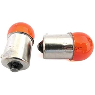 CARALL Blister 2 lampen Sferica RY10W BAU15S 12V 10W Arancione Amber Per Luci Frecce Moto Piedi Storti CARALL Blister 2 lampen Sferica RY10W BAU15S 12V 10W Arancione Amber Per Luci Frecce Moto Piedi Storti