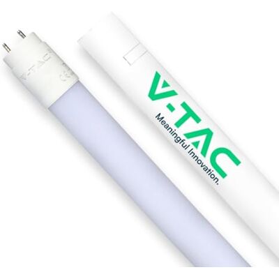 V-TAC VT-6072 9W T8 LED Plastic Niet-Roterende Buizen-60 cm Kleur Code: 4000K G13 V-TAC VT-6072 9W T8 LED Plastic Niet-Roterende Buizen-60 cm Kleur Code: 4000K G13