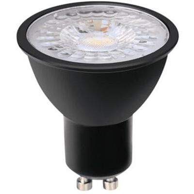 CALEX GU10 led-spot lamp met dag/nachtsensor, warm wit licht (2700 K), zwart, 4 W, 320 lumen CALEX GU10 led-spot lamp met dag/nachtsensor, warm wit licht (2700 K), zwart, 4 W, 320 lumen