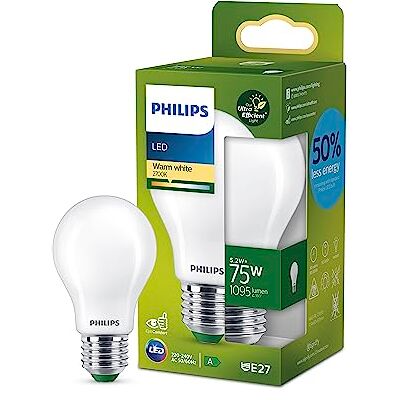 Philips Ultra Efficient LED lamp mat 75W E27 warm wit licht Philips Ultra Efficient LED lamp mat 75W E27 warm wit licht