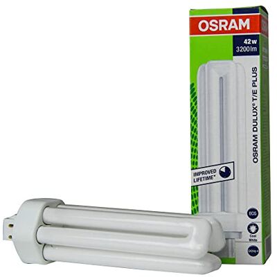OSRAM DULUX T/E 42 W/840 PLUS fluorescerende buis GX24Q, 1 stuk OSRAM DULUX T/E 42 W/840 PLUS fluorescerende buis GX24Q, 1 stuk