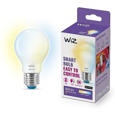 WiZ Lamp Warm- tot Koelwit Licht Slimme LED Verlichting E27 fitting 60W Volledig mat WLAN WiZ Lamp Warm- tot Koelwit Licht Slimme LED Verlichting E27 fitting 60W Volledig mat WLAN