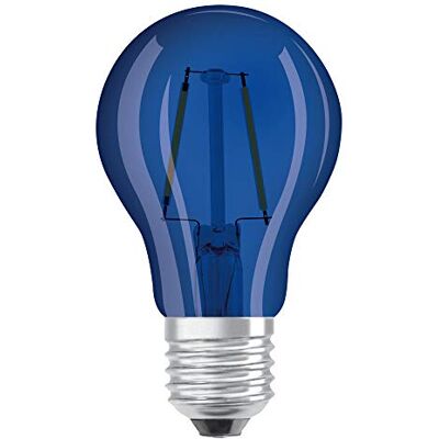 OSRAM Ledlampen, schroefbasis, klassieke lamp A gekleurd, blauw, 1 stuk (1 stuk) OSRAM Ledlampen, schroefbasis, klassieke lamp A gekleurd, blauw, 1 stuk (1 stuk)