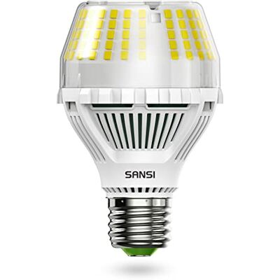 SANSI Ledlamp, E27, dimbaar, 17 W, koudwit, 5000 K, gloeilamp, 150 W, komt overeen met krachtige lamp 2500 lm, met stralingshoek 270 graden, voor garage, keuken, slaapkamer, oprit, 1 stuk SANSI Ledlamp, E27, dimbaar, 17 W, koudwit, 5000 K, gloeilamp, 150 W, komt overeen met krachtige lamp 2500 lm, met stralingshoek 270 graden, voor garage, keuken, slaapkamer, oprit, 1 stuk
