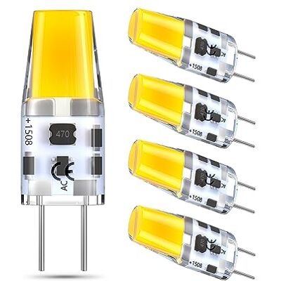 Bonlux LED-lamp G6.35 3W AC/DC 12V warm wit 3000K Bi-Pin JC vervanging halogeen 25W 30W GY6.35/G6.35 (niet dimbaar 5-pack) Bonlux LED-lamp G6.35 3W AC/DC 12V warm wit 3000K Bi-Pin JC vervanging halogeen 25W 30W GY6.35/G6.35 (niet dimbaar 5-pack)