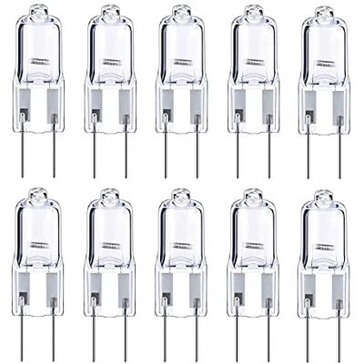 ShuoHui G6.35 50 W 12 V halogeenlampen, dimbaar, 650 lm, warmwit, 2700 K, heldere capsulelamp, GY6.35 bi-pin halogeenlicht (10) ShuoHui G6.35 50 W 12 V halogeenlampen, dimbaar, 650 lm, warmwit, 2700 K, heldere capsulelamp, GY6.35 bi-pin halogeenlicht (10)