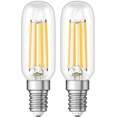 ledscom.de 2 x E14 ledlampen, T25, warmwit (2900 K), 4,2 W, 507 lm ledscom.de 2 x E14 ledlampen, T25, warmwit (2900 K), 4,2 W, 507 lm