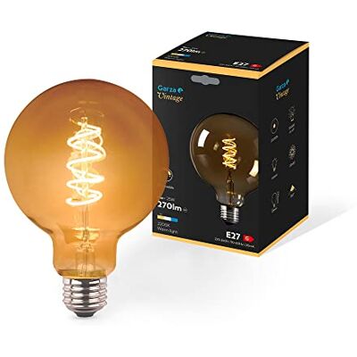 Garza Vintage led-gloeilamp, 3 W (komt overeen met 20 W gloeilamp), warm licht 2700 K, grote E30-fitting Garza Vintage led-gloeilamp, 3 W (komt overeen met 20 W gloeilamp), warm licht 2700 K, grote E30-fitting