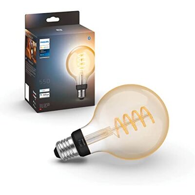 Philips White Ambiance Ledlamp, E27, 7 W, filament G93 Philips White Ambiance Ledlamp, E27, 7 W, filament G93