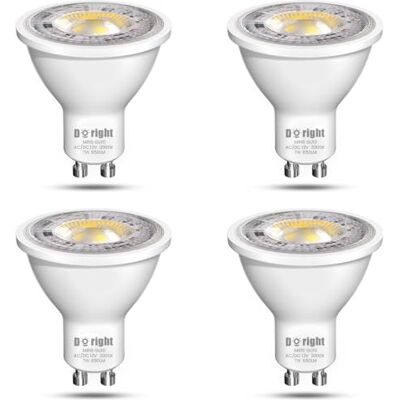 DoRight 7W GU10 LED-lampen warm wit DoRight 7W GU10 LED-lampen warm wit