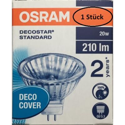 OSRAM dECOSTAR 51S Standard 20w 12v 36° gU 5,3 OSRAM dECOSTAR 51S Standard 20w 12v 36° gU 5,3