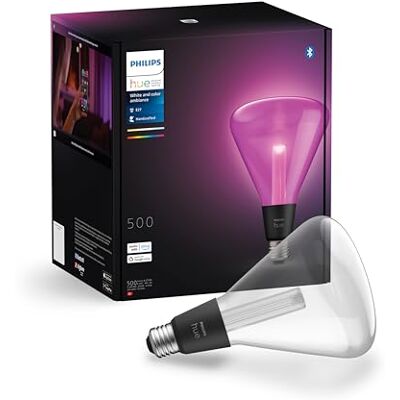 Philips Lightguide slimme lamp, driehoekvorm, wit en gekleurd licht, Bluetooth-compatibel, spraakbesturing met Alexa, Apple Home en Google Assistant Philips Lightguide slimme lamp, driehoekvorm, wit en gekleurd licht, Bluetooth-compatibel, spraakbesturing met Alexa, Apple Home en Google Assistant