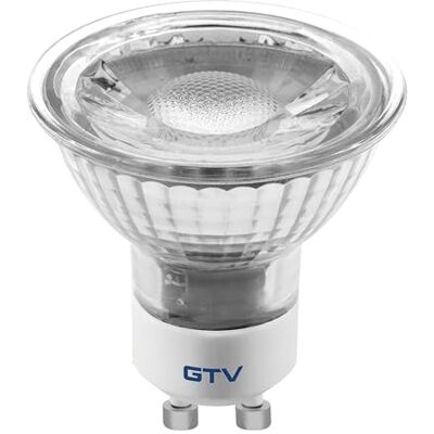 GTV Ledlamp, GU10, 6400 K, koudwit, helder, flikkervrij, duurzaam, voor ledverlichting thuis, kantoor en werkplaats GTV Ledlamp, GU10, 6400 K, koudwit, helder, flikkervrij, duurzaam, voor ledverlichting thuis, kantoor en werkplaats