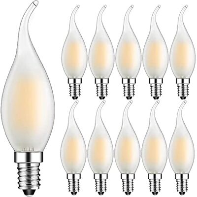 Suncan E14-kaarslamp, gloeilamp, C35 gloeidraad, 4 W, warm wit (2700 K), 300 lumen, niet dimbaar Suncan E14-kaarslamp, gloeilamp, C35 gloeidraad, 4 W, warm wit (2700 K), 300 lumen, niet dimbaar