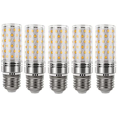 I-SHUNFA Ledlampen, E27, warm wit, 3000 K, 7 W, 1000 lm, komt overeen met 100 W halogeen, niet dimbaar, geen flikkeren, kleine Edison-schroeflampen, 5 stuks I-SHUNFA Ledlampen, E27, warm wit, 3000 K, 7 W, 1000 lm, komt overeen met 100 W halogeen, niet dimbaar, geen flikkeren, kleine Edison-schroeflampen, 5 stuks