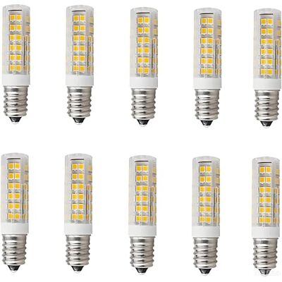 Jiotouhu E14 ledlamp, warmwit, 7 W, 3000 K, E14, vervanging voor halogeenlampen, 70 W, 700 lm, AC 220-240 V, niet dimbaar, geen flikkeren, spaarlamp, led-lamp, 10 stuks Jiotouhu E14 ledlamp, warmwit, 7 W, 3000 K, E14, vervanging voor halogeenlampen, 70 W, 700 lm, AC 220-240 V, niet dimbaar, geen flikkeren, spaarlamp, led-lamp, 10 stuks