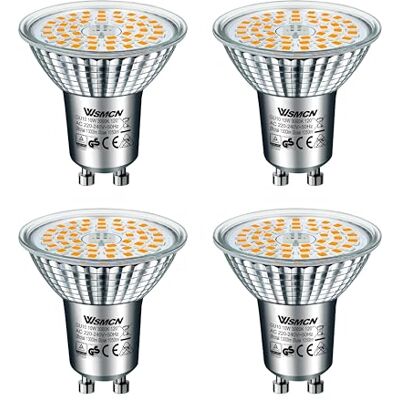 WSMCN Ledlamp GU10 PAR16 warm wit 3000 Kelvin 10 W komt overeen met 140 W halogeenlamp, reflector niet dimbaar AC 230 V led-spot, 1050 lumen, stralingshoek 120 graden, 4 stuks WSMCN Ledlamp GU10 PAR16 warm wit 3000 Kelvin 10 W komt overeen met 140 W halogeenlamp, reflector niet dimbaar AC 230 V led-spot, 1050 lumen, stralingshoek 120 graden, 4 stuks