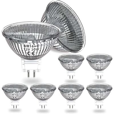 DoRight MR16 GU5.3 Halogeenlampen 20 W 12 V Laagspanning Dimbaar Warm Wit 2800K Spotlampen GU5.3 Bi-Pin Basis 320 Lumen Reflectorlamp voor Inbouw Sporverlichting 8 stuks DoRight MR16 GU5.3 Halogeenlampen 20 W 12 V Laagspanning Dimbaar Warm Wit 2800K Spotlampen GU5.3 Bi-Pin Basis 320 Lumen Reflectorlamp voor Inbouw Sporverlichting 8 stuks