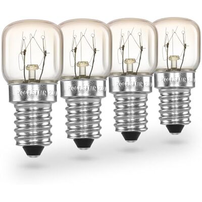 POPPSTAR Ovenlamp E14 15 W hittebestendig tot 300 graden (2700 K warm wit, 85 lm, T22) 2 x lampen POPPSTAR Ovenlamp E14 15 W hittebestendig tot 300 graden (2700 K warm wit, 85 lm, T22) 2 x lampen