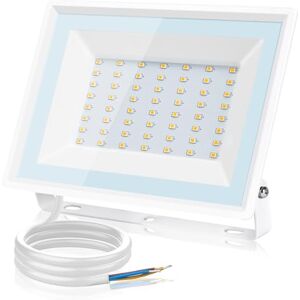 Aigostar Led-buitenspot, 50 W, 4300 lm, natuurlijk wit, 4000 K, led-buitenspot, IP65, waterdicht, veiligheidslicht, voor tuin, terras, binnenplaats, garage Aigostar Led-buitenspot, 50 W, 4300 lm, natuurlijk wit, 4000 K, led-buitenspot, IP65, waterdicht, veiligheidslicht, voor tuin, terras, binnenplaats, garage