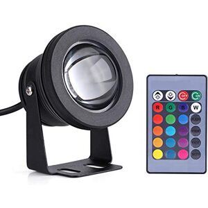 Fydun Vijverlampen, zwembadlampen, tuinverlichting, onderwaterlicht, 10 W, 12 V, onderwater, waterdicht, voor RGB led-spot (zwarte schaal) Fydun Vijverlampen, zwembadlampen, tuinverlichting, onderwaterlicht, 10 W, 12 V, onderwater, waterdicht, voor RGB led-spot (zwarte schaal)