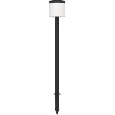 EGLO Pantete led-buitenlamp, krachtige zonnelamp met grondpen en bewegingsmelder, buitenverlichting, kunststof zwart/wit, warm wit, IP44, 110 cm EGLO Pantete led-buitenlamp, krachtige zonnelamp met grondpen en bewegingsmelder, buitenverlichting, kunststof zwart/wit, warm wit, IP44, 110 cm