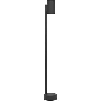 EGLO Izzalini Led-vloerlamp voor buiten, padlamp, staande buitenlamp, oprit en tuin, zwart metaal, met GU10-lamp, warm wit, IP44, 85 cm EGLO Izzalini Led-vloerlamp voor buiten, padlamp, staande buitenlamp, oprit en tuin, zwart metaal, met GU10-lamp, warm wit, IP44, 85 cm