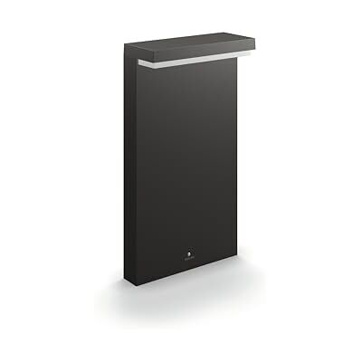 Philips Bustan Sokkellamp Klein Antraciet 4,5 W Warmwit licht Eenvoudige installatie Geïntegreerde LED-lamp Philips Bustan Sokkellamp Klein Antraciet 4,5 W Warmwit licht Eenvoudige installatie Geïntegreerde LED-lamp