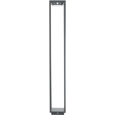 Zafferano , Home Solar Lamp, draadloze vloerlamp met zonnepaneel en bewegingssensoren, geschikt voor buiten, dimmer, 3000 K, hoogte 100 cm, kleur: donkergrijs Zafferano , Home Solar Lamp, draadloze vloerlamp met zonnepaneel en bewegingssensoren, geschikt voor buiten, dimmer, 3000 K, hoogte 100 cm, kleur: donkergrijs