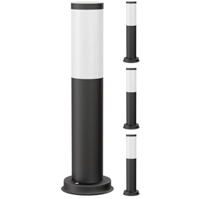 ledscom.de 4 stuks koplamp/lichtklem/tuinlamp PORU voor buiten, IP44, 39 cm, zwart, 1 x E27 max. 40 W. ledscom.de 4 stuks koplamp/lichtklem/tuinlamp PORU voor buiten, IP44, 39 cm, zwart, 1 x E27 max. 40 W.
